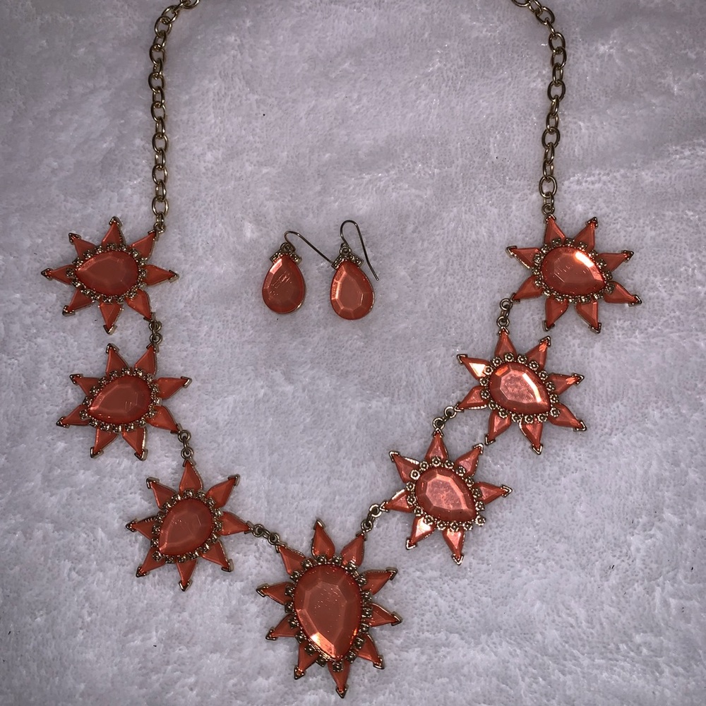 necklace and earring set